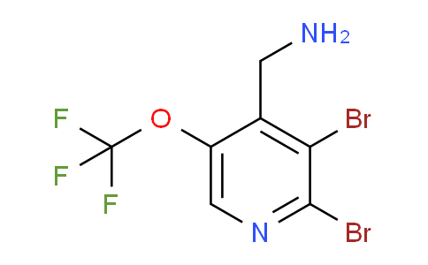 4-(Aminomethyl)-2,3-dibromo-5-(trifluoromethoxy)pyridine