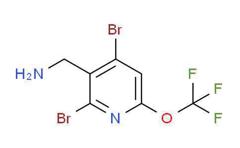 3-(Aminomethyl)-2,4-dibromo-6-(trifluoromethoxy)pyridine