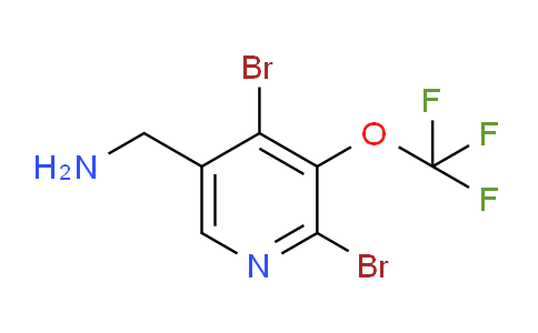 5-(Aminomethyl)-2,4-dibromo-3-(trifluoromethoxy)pyridine