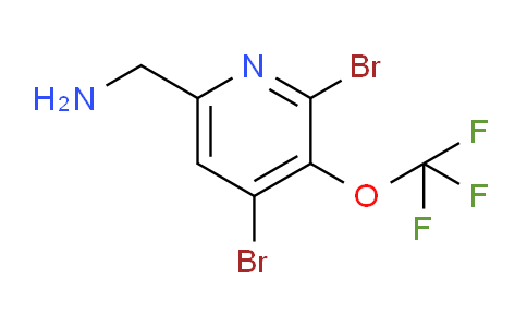 6-(Aminomethyl)-2,4-dibromo-3-(trifluoromethoxy)pyridine