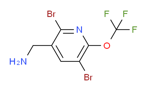 3-(Aminomethyl)-2,5-dibromo-6-(trifluoromethoxy)pyridine