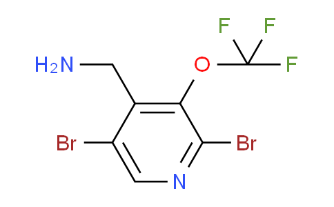 4-(Aminomethyl)-2,5-dibromo-3-(trifluoromethoxy)pyridine
