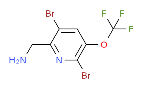 2-(Aminomethyl)-3,6-dibromo-5-(trifluoromethoxy)pyridine