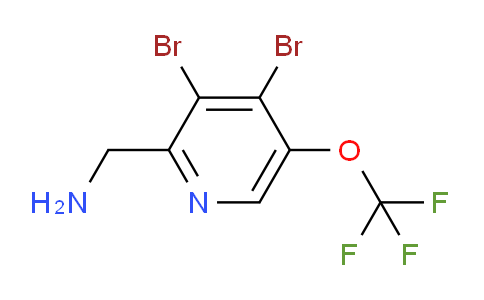 2-(Aminomethyl)-3,4-dibromo-5-(trifluoromethoxy)pyridine