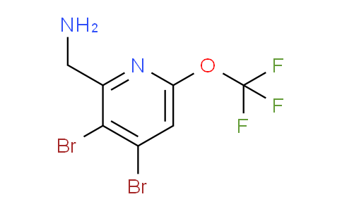 2-(Aminomethyl)-3,4-dibromo-6-(trifluoromethoxy)pyridine