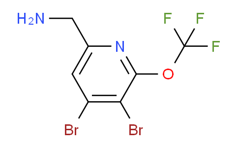 6-(Aminomethyl)-3,4-dibromo-2-(trifluoromethoxy)pyridine