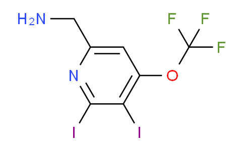 6-(Aminomethyl)-2,3-diiodo-4-(trifluoromethoxy)pyridine