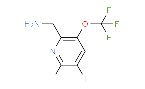 6-(Aminomethyl)-2,3-diiodo-5-(trifluoromethoxy)pyridine