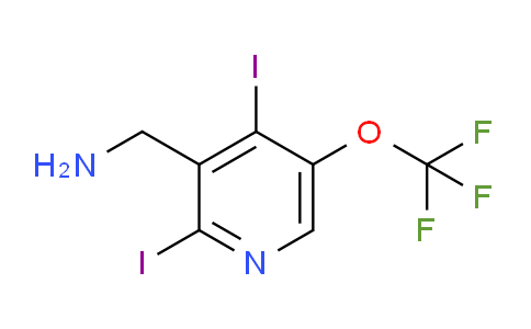 3-(Aminomethyl)-2,4-diiodo-5-(trifluoromethoxy)pyridine