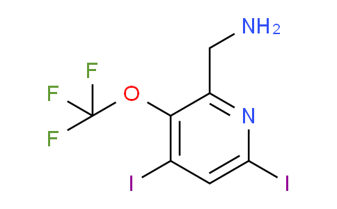 2-(Aminomethyl)-4,6-diiodo-3-(trifluoromethoxy)pyridine