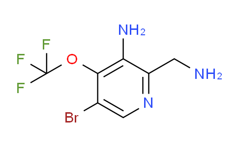 3-Amino-2-(aminomethyl)-5-bromo-4-(trifluoromethoxy)pyridine