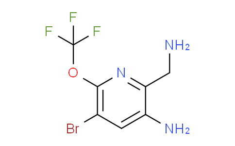 3-Amino-2-(aminomethyl)-5-bromo-6-(trifluoromethoxy)pyridine