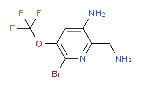 3-Amino-2-(aminomethyl)-6-bromo-5-(trifluoromethoxy)pyridine