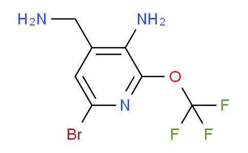 3-Amino-4-(aminomethyl)-6-bromo-2-(trifluoromethoxy)pyridine