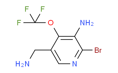3-Amino-5-(aminomethyl)-2-bromo-4-(trifluoromethoxy)pyridine