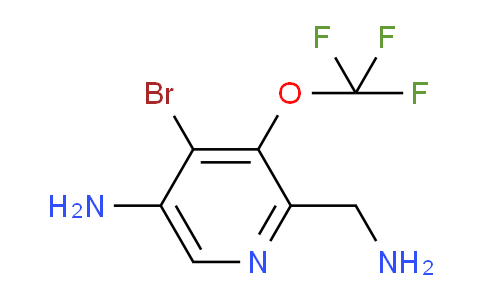 5-Amino-2-(aminomethyl)-4-bromo-3-(trifluoromethoxy)pyridine