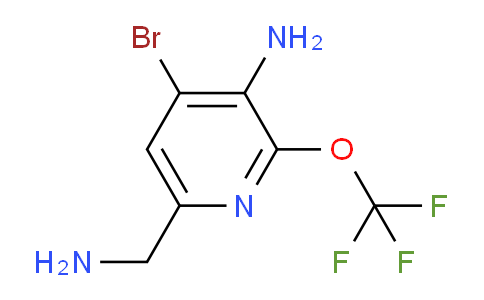 3-Amino-6-(aminomethyl)-4-bromo-2-(trifluoromethoxy)pyridine