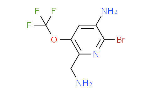 3-Amino-6-(aminomethyl)-2-bromo-5-(trifluoromethoxy)pyridine