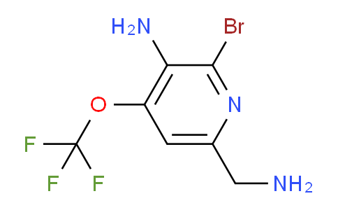 3-Amino-6-(aminomethyl)-2-bromo-4-(trifluoromethoxy)pyridine