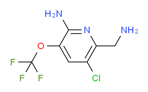 2-Amino-6-(aminomethyl)-5-chloro-3-(trifluoromethoxy)pyridine