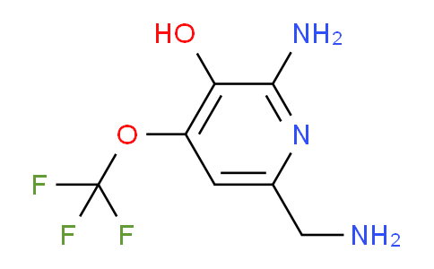 2-Amino-6-(aminomethyl)-3-hydroxy-4-(trifluoromethoxy)pyridine