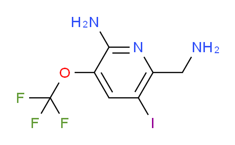 2-Amino-6-(aminomethyl)-5-iodo-3-(trifluoromethoxy)pyridine