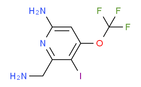6-Amino-2-(aminomethyl)-3-iodo-4-(trifluoromethoxy)pyridine