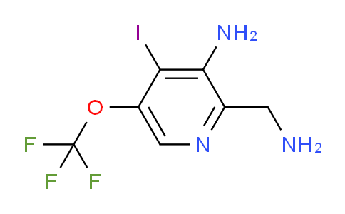 3-Amino-2-(aminomethyl)-4-iodo-5-(trifluoromethoxy)pyridine