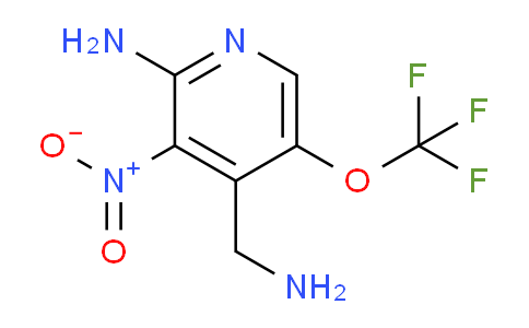 2-Amino-4-(aminomethyl)-3-nitro-5-(trifluoromethoxy)pyridine
