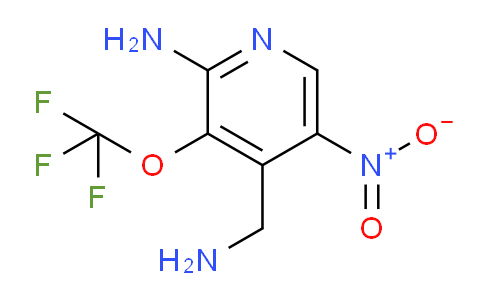 2-Amino-4-(aminomethyl)-5-nitro-3-(trifluoromethoxy)pyridine
