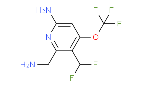 6-Amino-2-(aminomethyl)-3-(difluoromethyl)-4-(trifluoromethoxy)pyridine