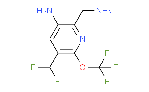 3-Amino-2-(aminomethyl)-5-(difluoromethyl)-6-(trifluoromethoxy)pyridine