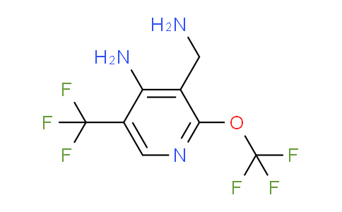 4-Amino-3-(aminomethyl)-2-(trifluoromethoxy)-5-(trifluoromethyl)pyridine