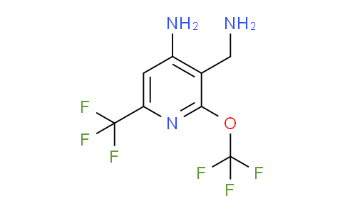 4-Amino-3-(aminomethyl)-2-(trifluoromethoxy)-6-(trifluoromethyl)pyridine
