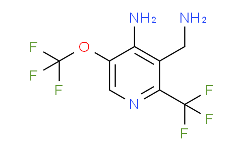 4-Amino-3-(aminomethyl)-5-(trifluoromethoxy)-2-(trifluoromethyl)pyridine