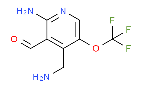 2-Amino-4-(aminomethyl)-5-(trifluoromethoxy)pyridine-3-carboxaldehyde