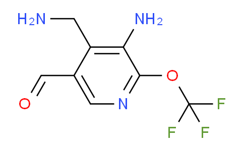 3-Amino-4-(aminomethyl)-2-(trifluoromethoxy)pyridine-5-carboxaldehyde