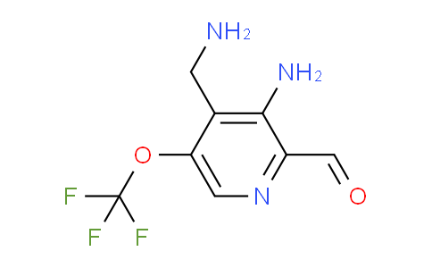 3-Amino-4-(aminomethyl)-5-(trifluoromethoxy)pyridine-2-carboxaldehyde