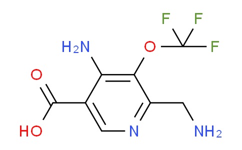 4-Amino-2-(aminomethyl)-3-(trifluoromethoxy)pyridine-5-carboxylic acid