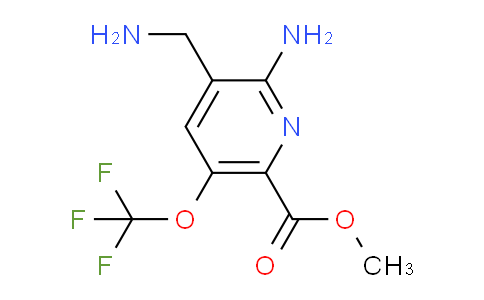 Methyl 2-amino-3-(aminomethyl)-5-(trifluoromethoxy)pyridine-6-carboxylate