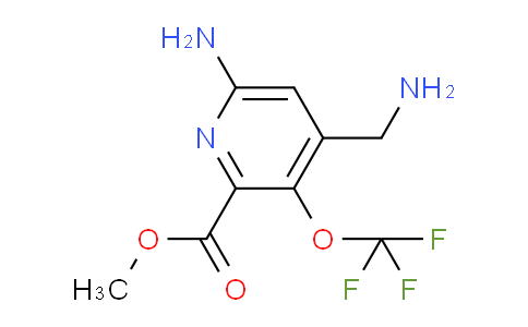 Methyl 6-amino-4-(aminomethyl)-3-(trifluoromethoxy)pyridine-2-carboxylate