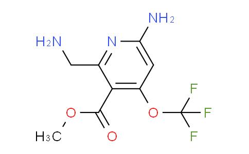 Methyl 6-amino-2-(aminomethyl)-4-(trifluoromethoxy)pyridine-3-carboxylate