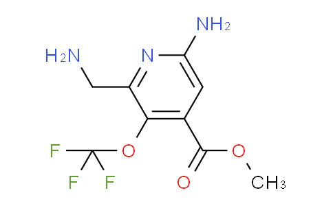 Methyl 6-amino-2-(aminomethyl)-3-(trifluoromethoxy)pyridine-4-carboxylate