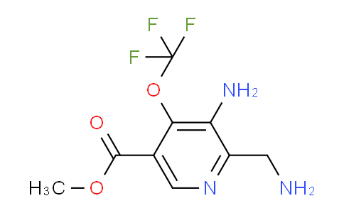 Methyl 3-amino-2-(aminomethyl)-4-(trifluoromethoxy)pyridine-5-carboxylate