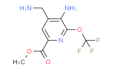 Methyl 3-amino-4-(aminomethyl)-2-(trifluoromethoxy)pyridine-6-carboxylate