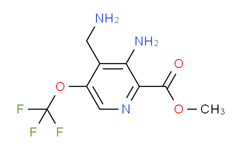 Methyl 3-amino-4-(aminomethyl)-5-(trifluoromethoxy)pyridine-2-carboxylate