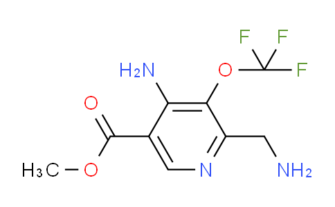 Methyl 4-amino-2-(aminomethyl)-3-(trifluoromethoxy)pyridine-5-carboxylate