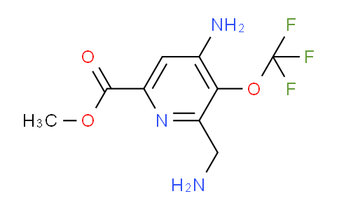 Methyl 4-amino-2-(aminomethyl)-3-(trifluoromethoxy)pyridine-6-carboxylate