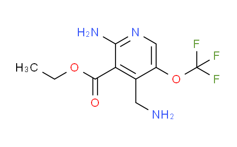 Ethyl 2-amino-4-(aminomethyl)-5-(trifluoromethoxy)pyridine-3-carboxylate