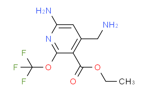 Ethyl 6-amino-4-(aminomethyl)-2-(trifluoromethoxy)pyridine-3-carboxylate